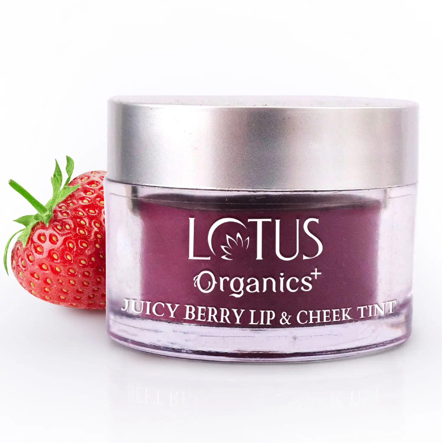 Lotus Organics + Juicy Berry Lip & Cheek Tint |Ntural Organic & Youthful Glow|All Skin Types|10gm
