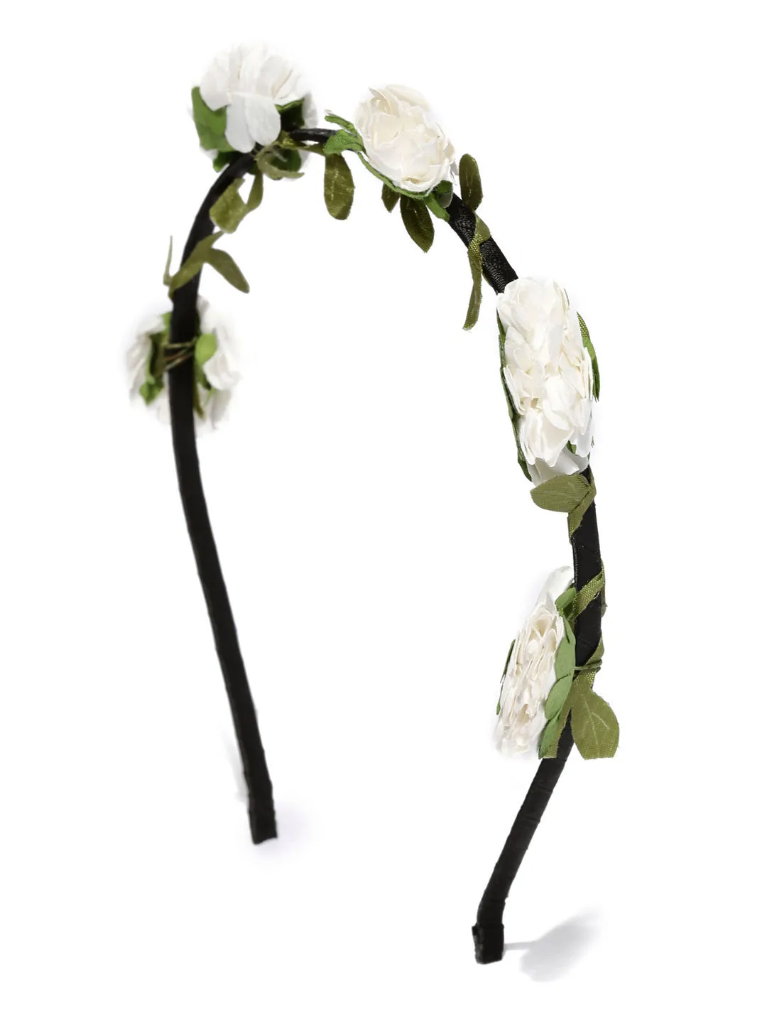 Toniq Bohemia White Flower Hair Band