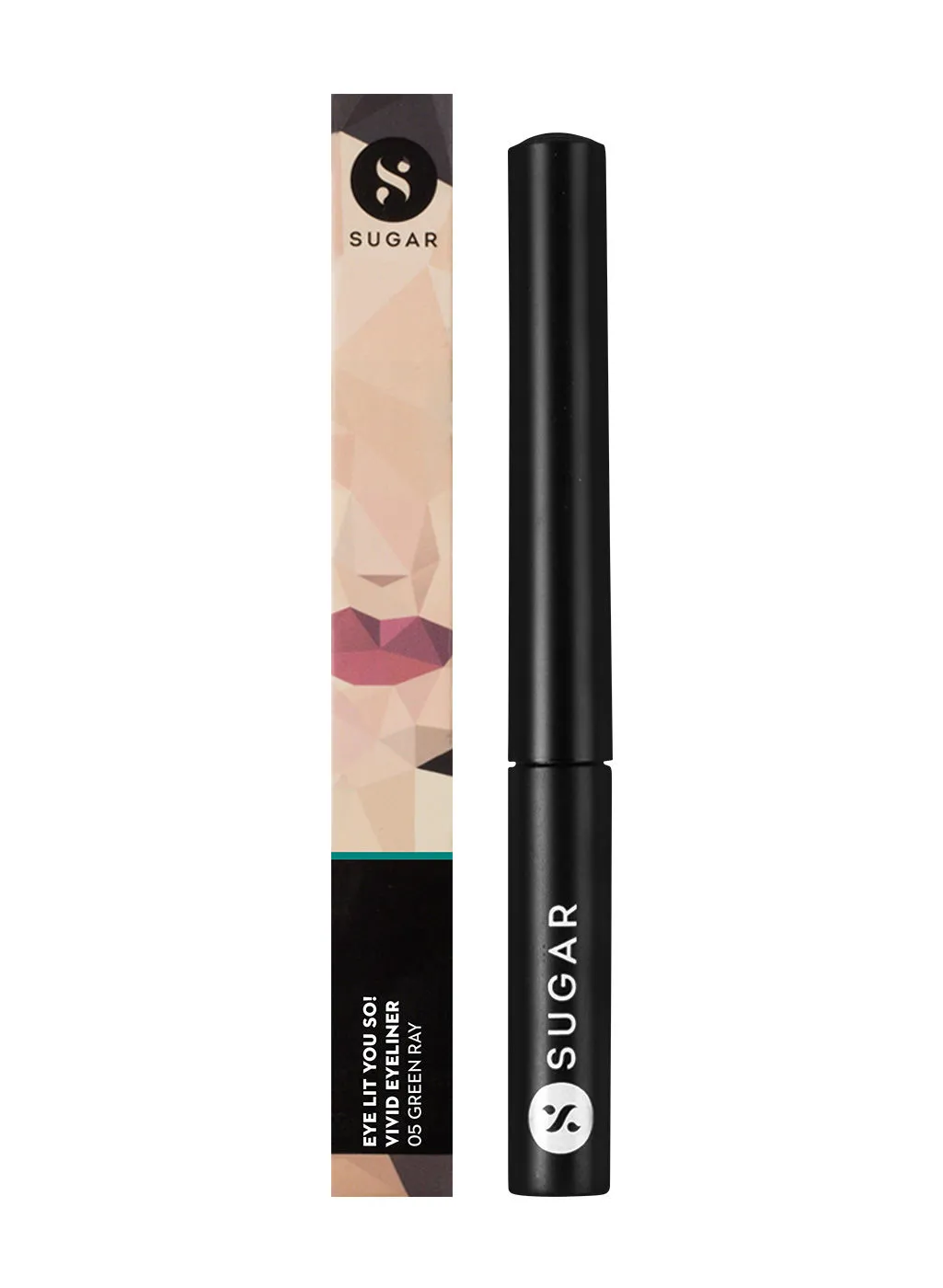 SUGAR Eye Lit You So! Vivid Eyeliner - 05 Green Ray (Mint Green)