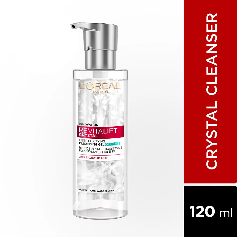 L'Oreal Paris Revitalift Deep Purifying Crystal Cleansing Gel (120 ml)