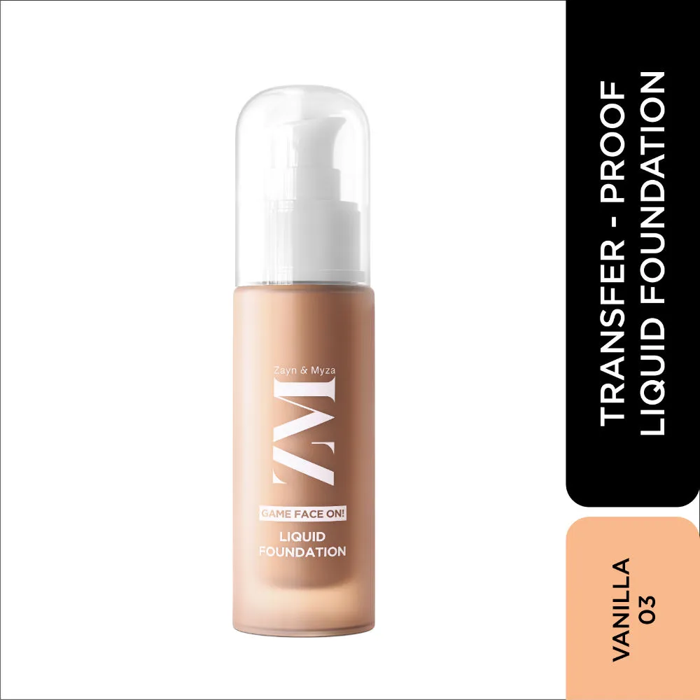 ZM Zayn & Myza Game Face On Liquid Foundation With SPF 25 - Vanilla