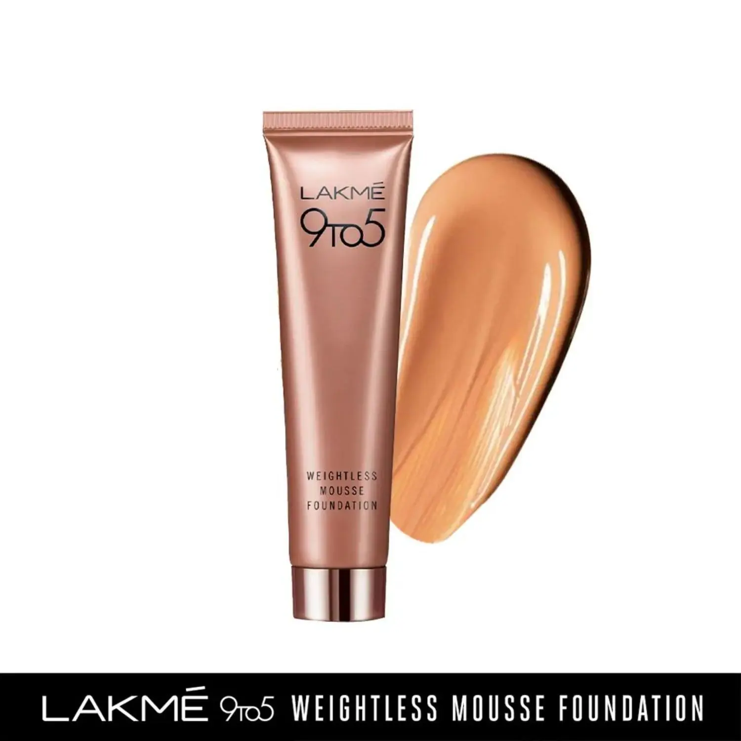 Lakme 9 To 5 Weightless Mousse Foundation - Beige Caramel (25 g)