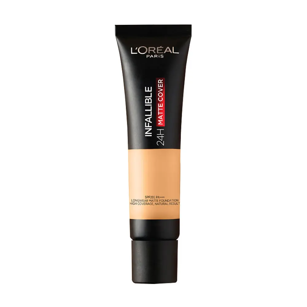 L'Oreal Paris Infallible 24H Matte Cover Liquid Foundation, 118 Rose Linen (35 ml)