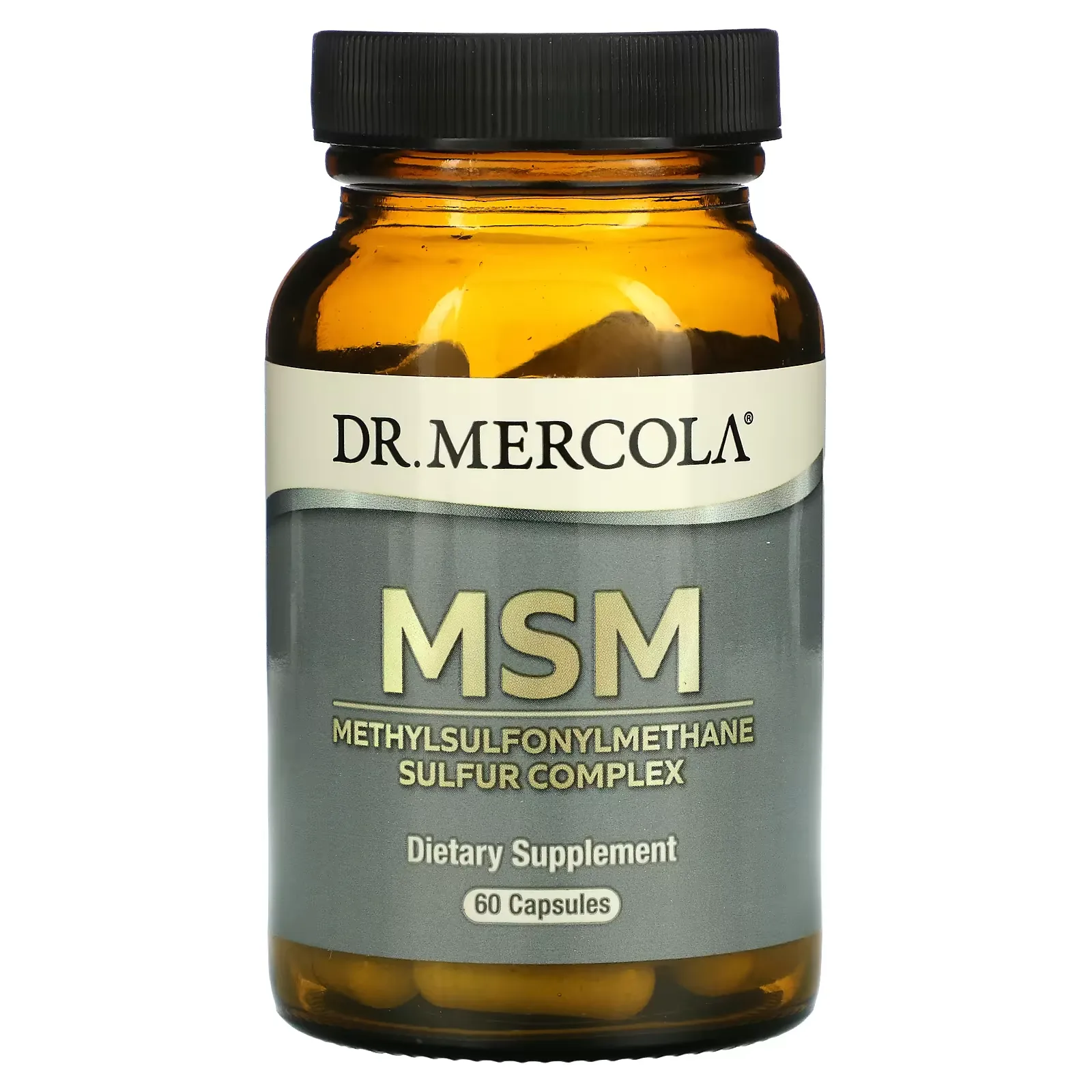 MSM, Methylsulfonylmethane Sulfur Complex, 60 Capsules