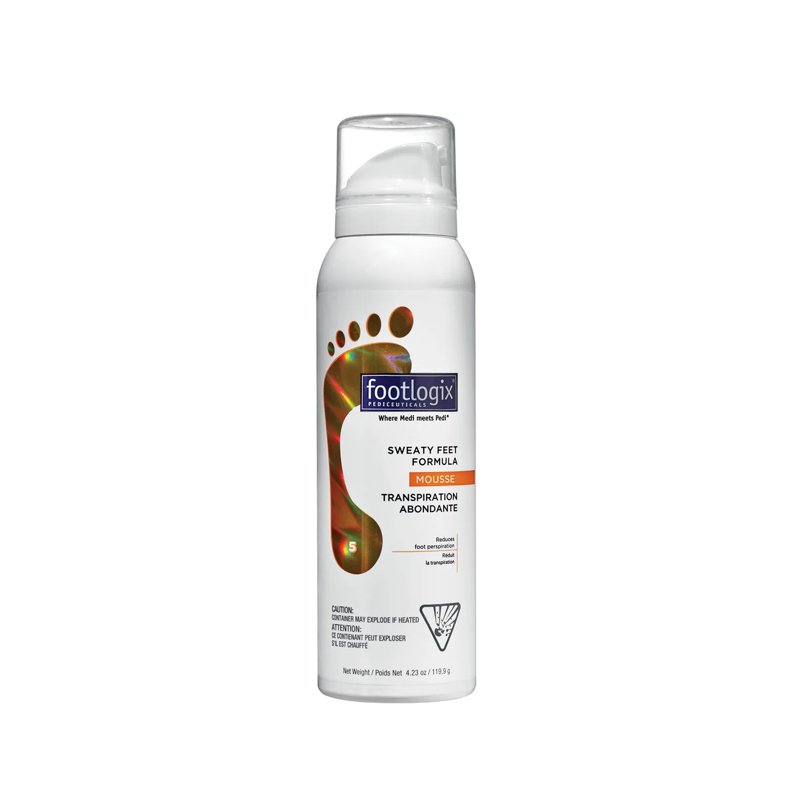 Footlogix Pediceuticals Sweaty Feet Formula Mousse