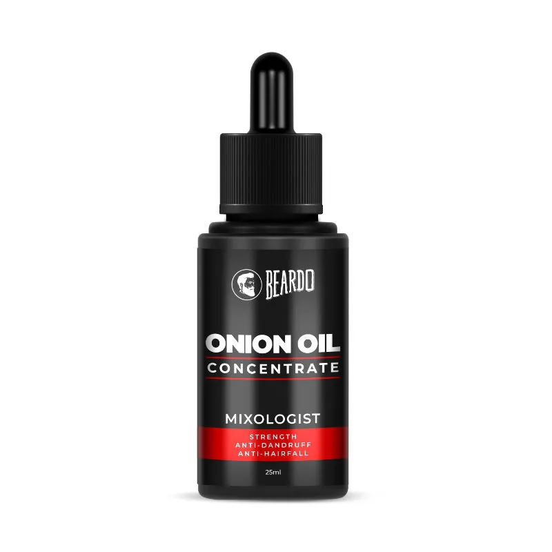 Beardo Onion Oil Concentrate for Hair growth |Non-sticky, Non-greasy | Controls Hairfall