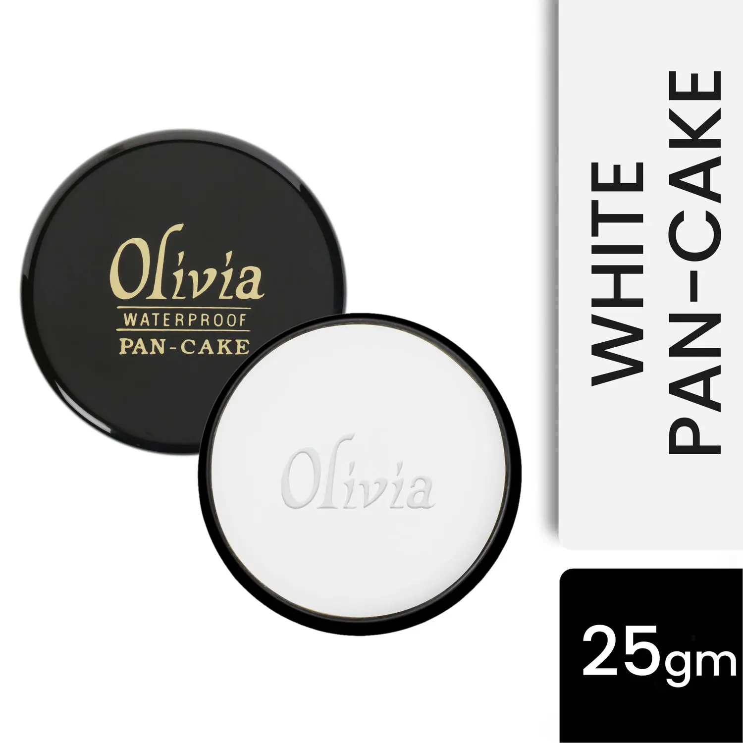 Olivia Waterproof Pan-Cake White (25 g)