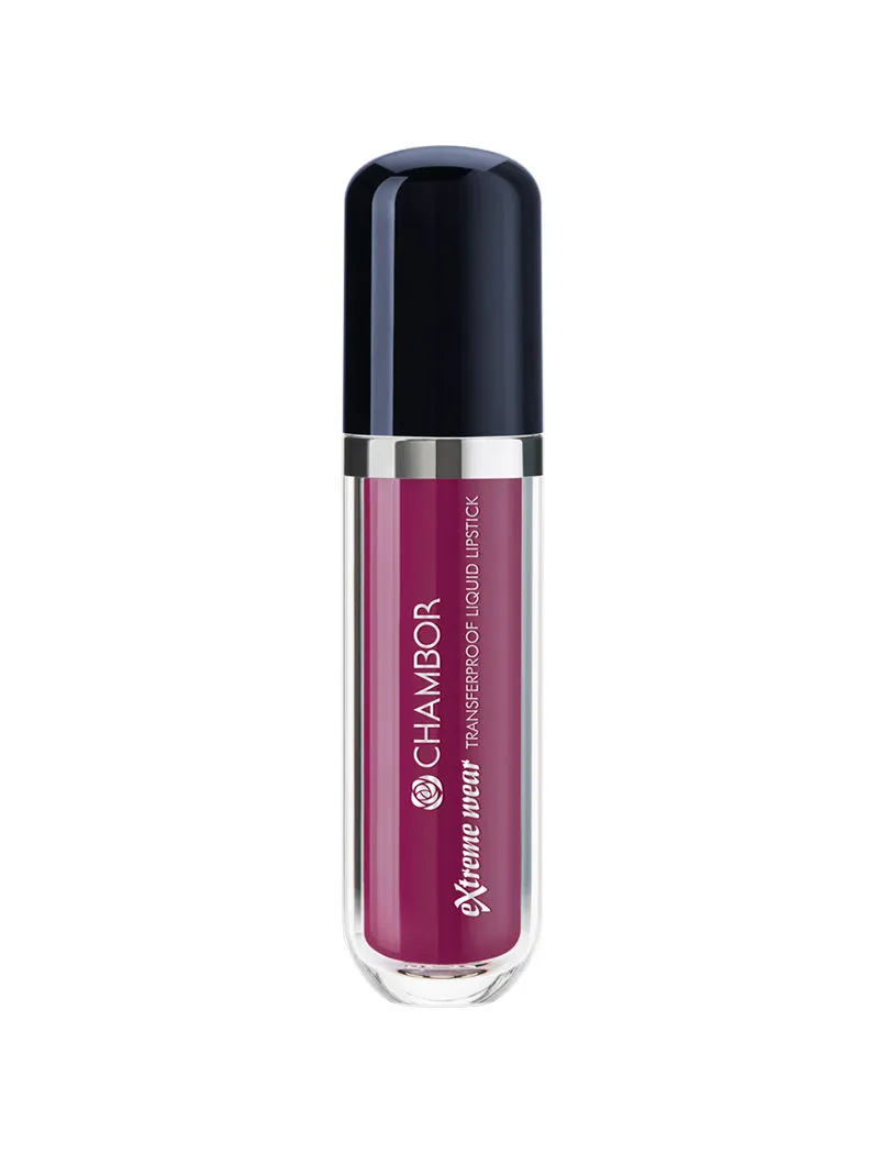 Chambor Extreme Wear Transferproof Liquid Lipstick - Raisin Rose #411