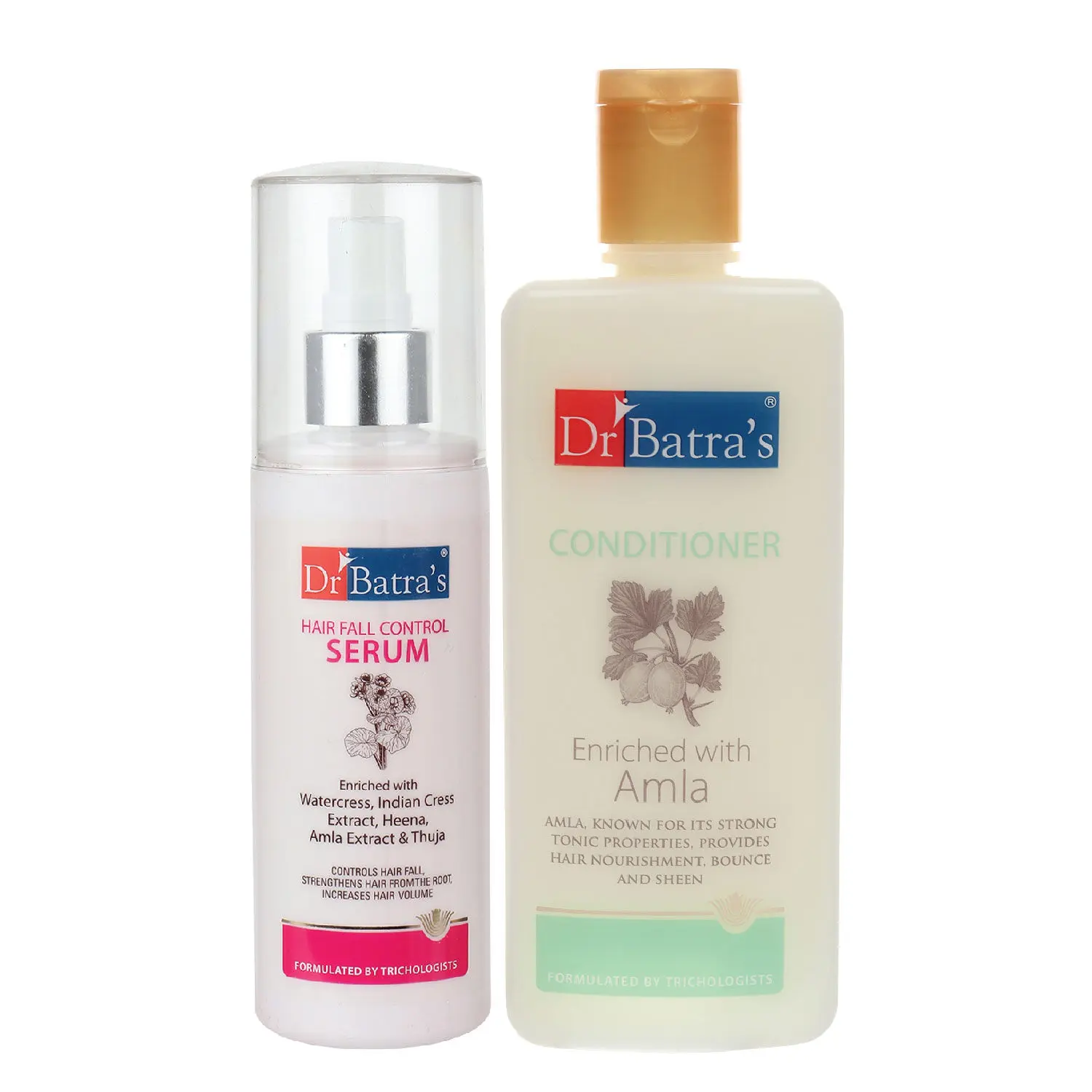 Dr Batra's Hair Fall Control Serum-125 ml and Conditioner - 200 ml