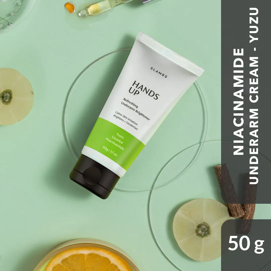 Glamrs Hands up Refreshing Underarm Brightener - Yuzu Licorice & Niacinamide (50g)