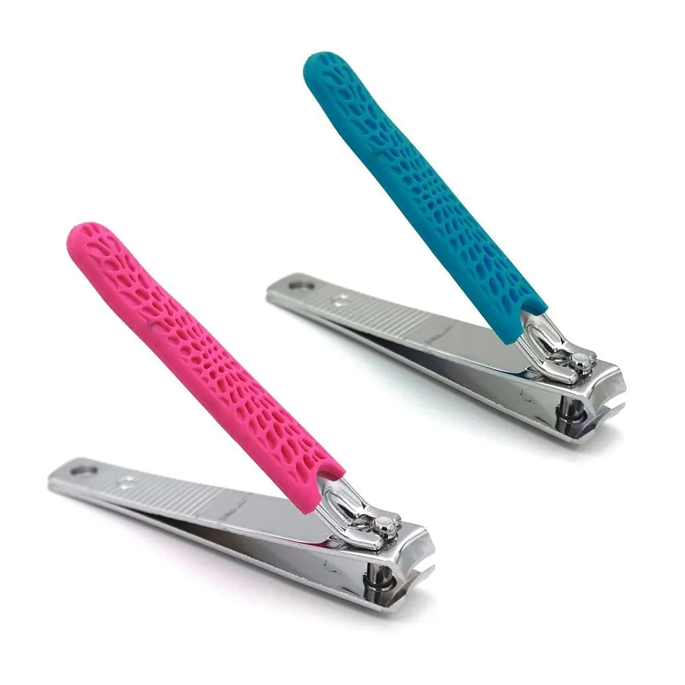 Majestique 2Pcs Nail Clipper for Trimming and Grooming for Women and Men - Color May Vary