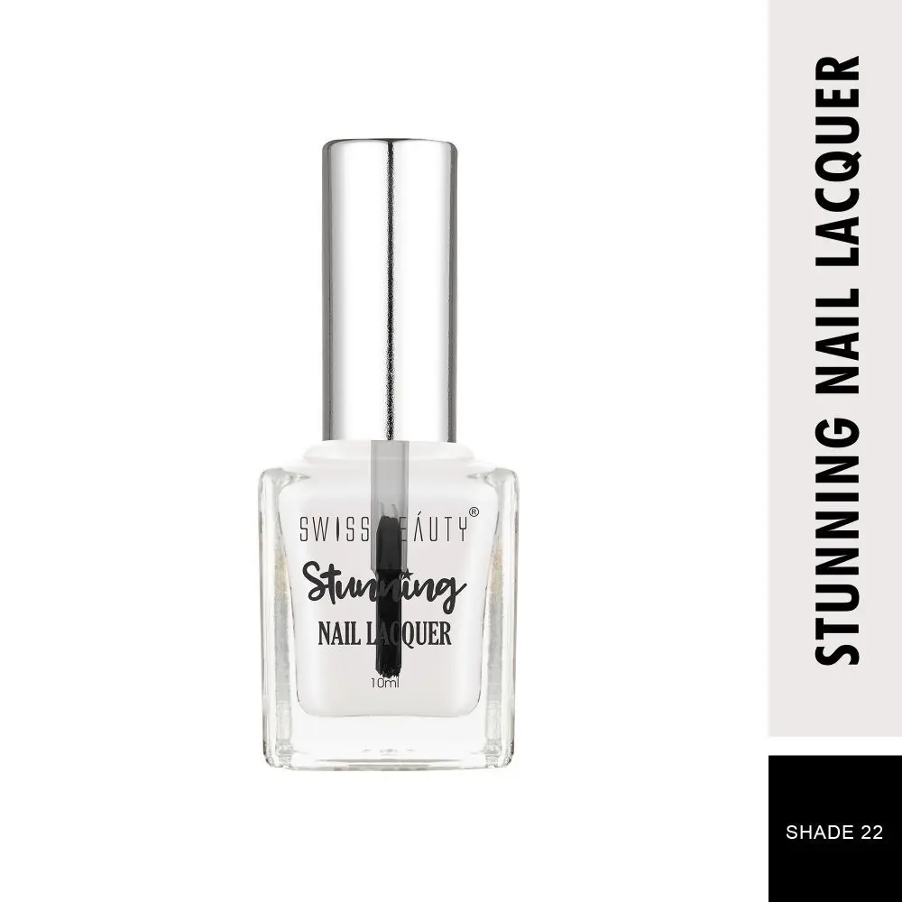 Swiss Beauty Stunning Nail Lacquer 22 Clear as Day (10 ml)