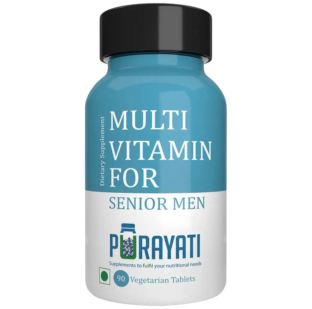 Purayati Multivitamin for Senior Men,  90 tablet(s)  Unflavoured