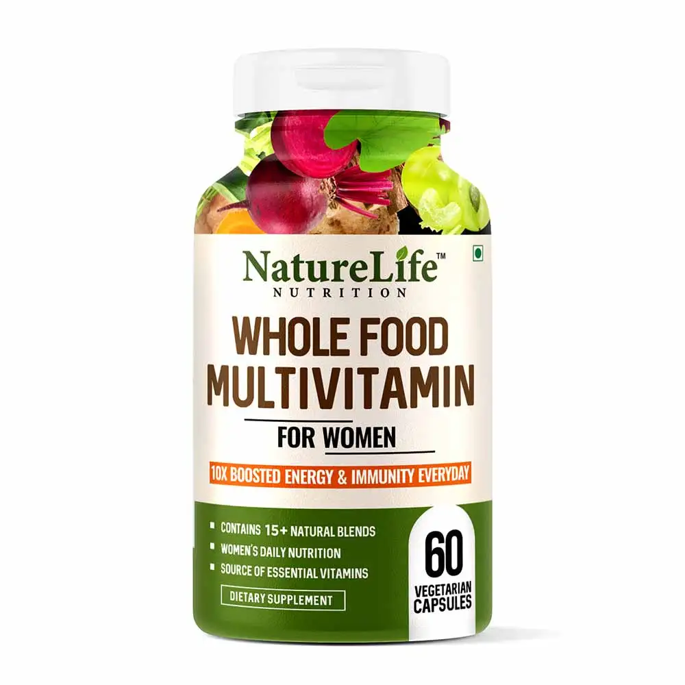 NatureLife Nutrition Whole Food Multivitamin for Women,  60 capsules  Unflavoured