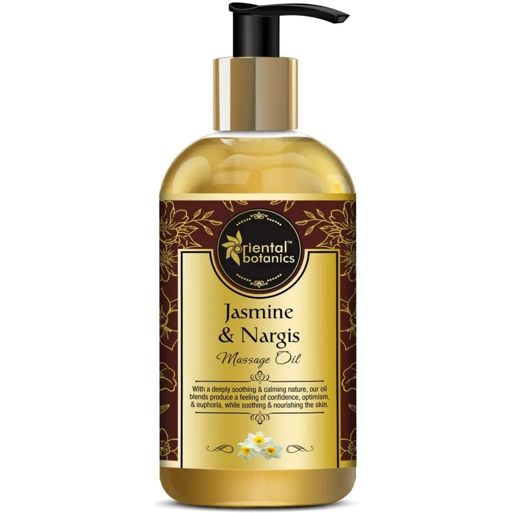 Oriental Botanics Body Massage Oil (Jasmine & Nargis) - 200ml