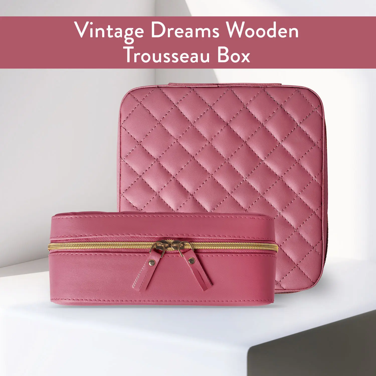 Stay Quirky Vintage Dreams Wooden Trousseau Box