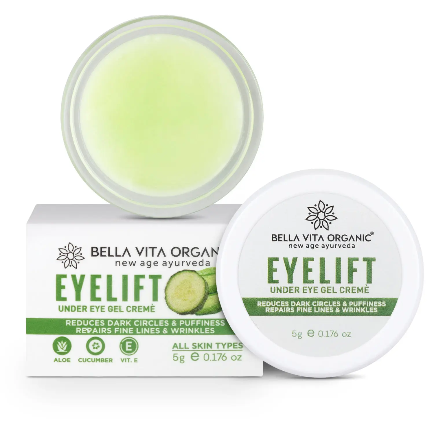 Bella Vita Organic Eyelift under eye gel creme-5 gm