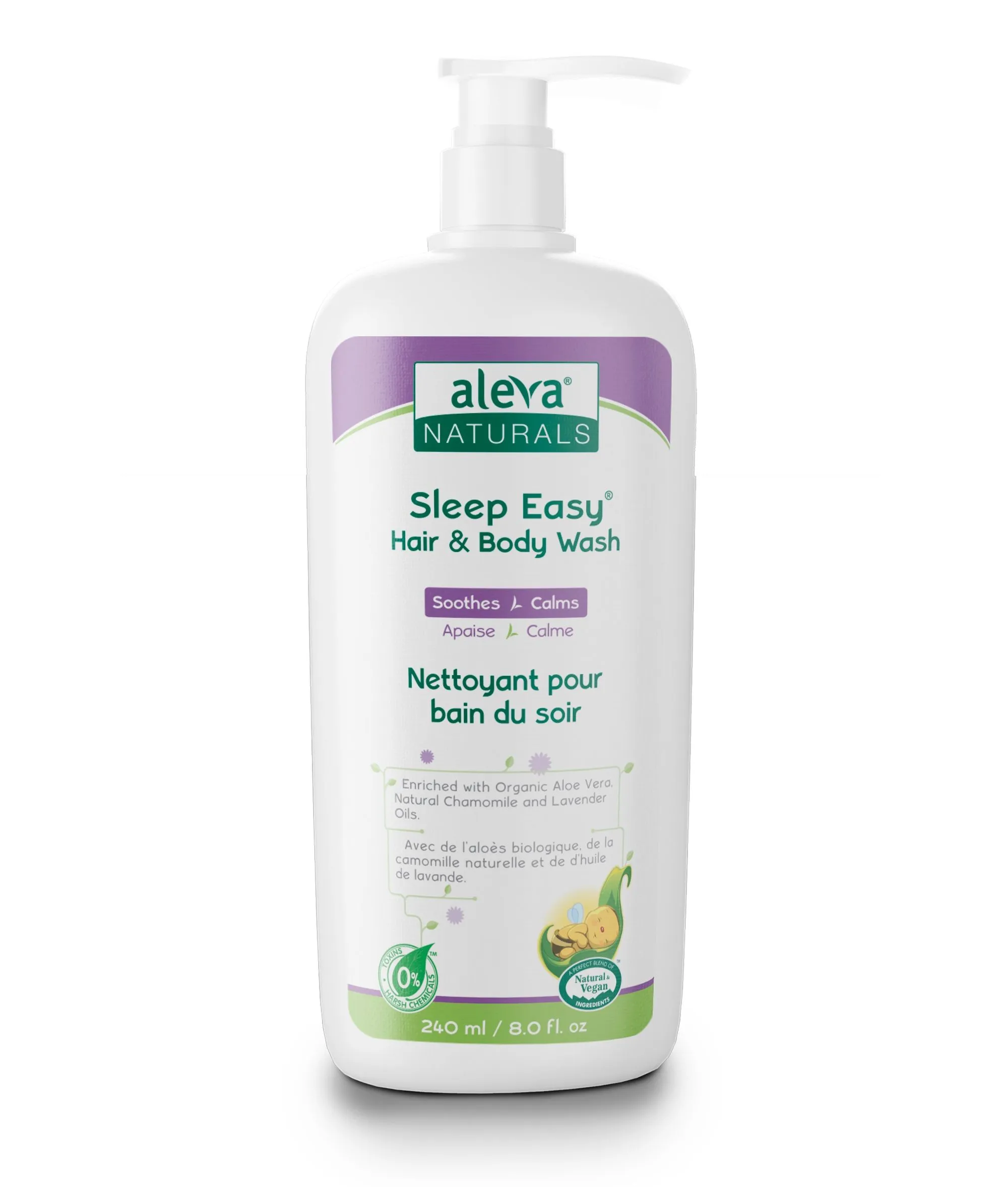 Aleva Naturals Sleep Easy Hair & Body Wash