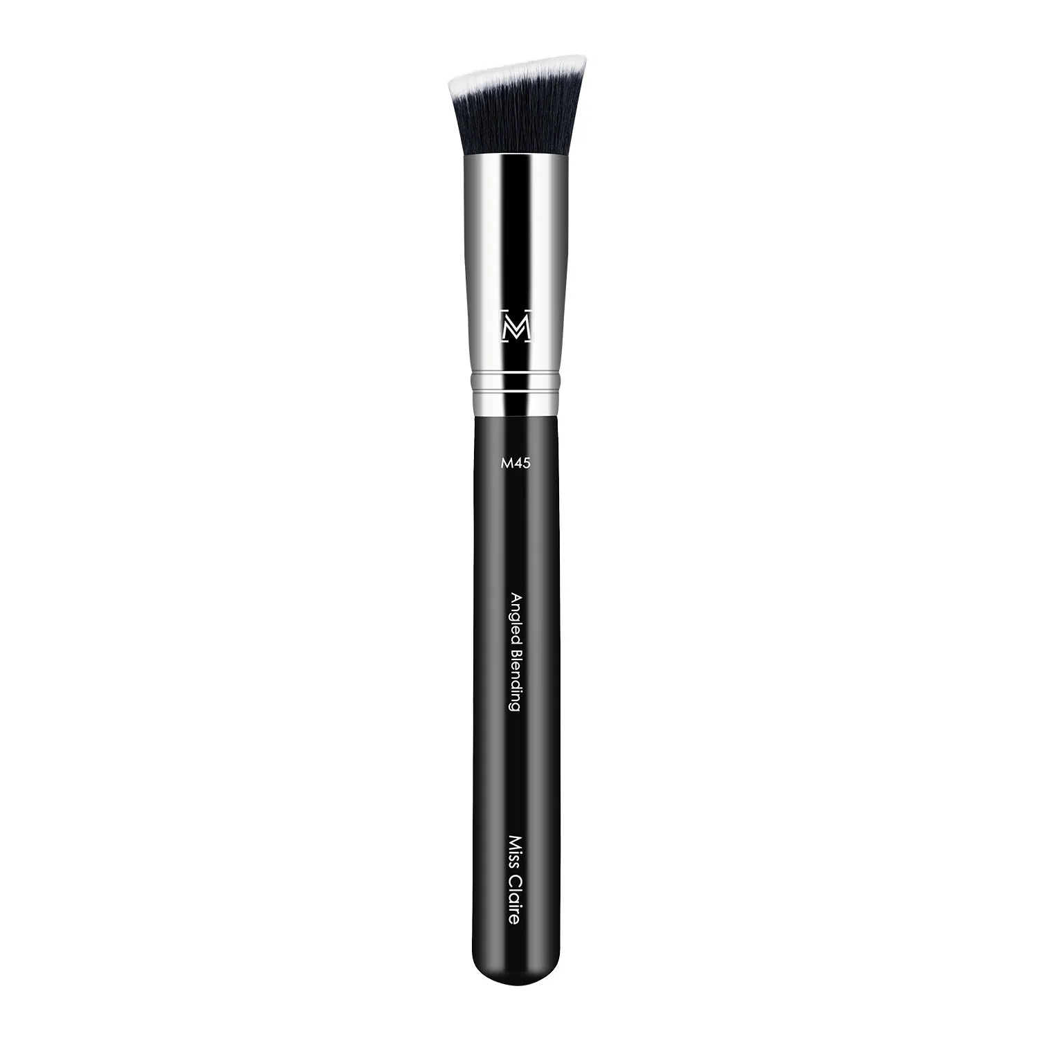 Miss Claire M45 - Angled Blending Brush - Chrome