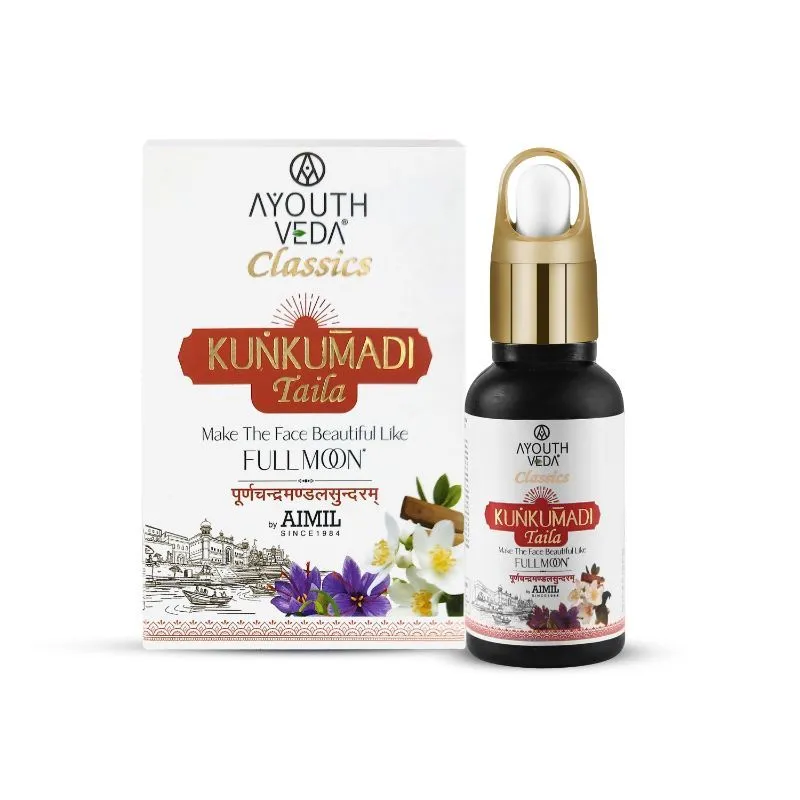 Ayouthveda Kunkumadi Taila for Glowing Skin