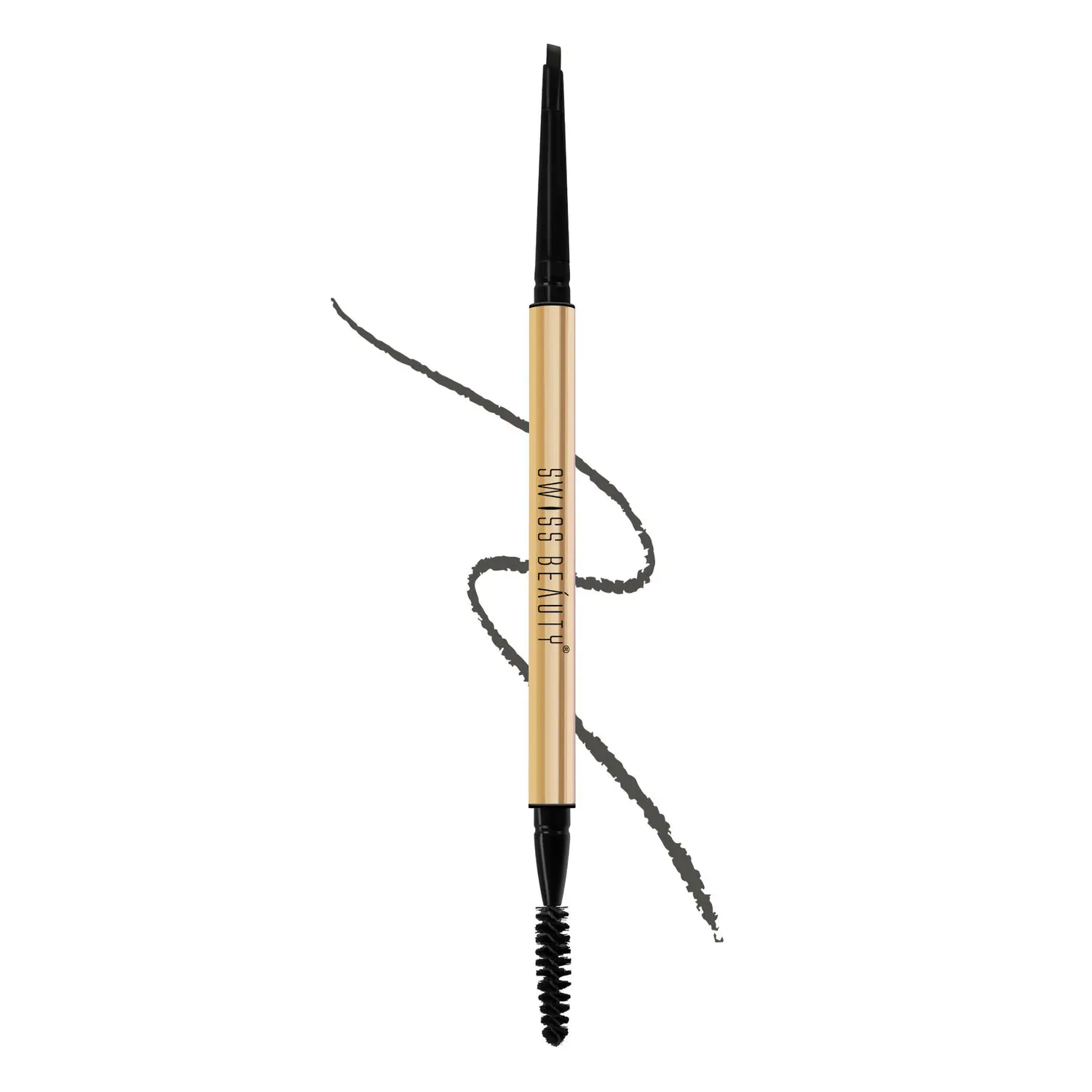 Swiss beauty Micro Precision Eyebrow Pencil 04 Grey Black - 0.1 gm