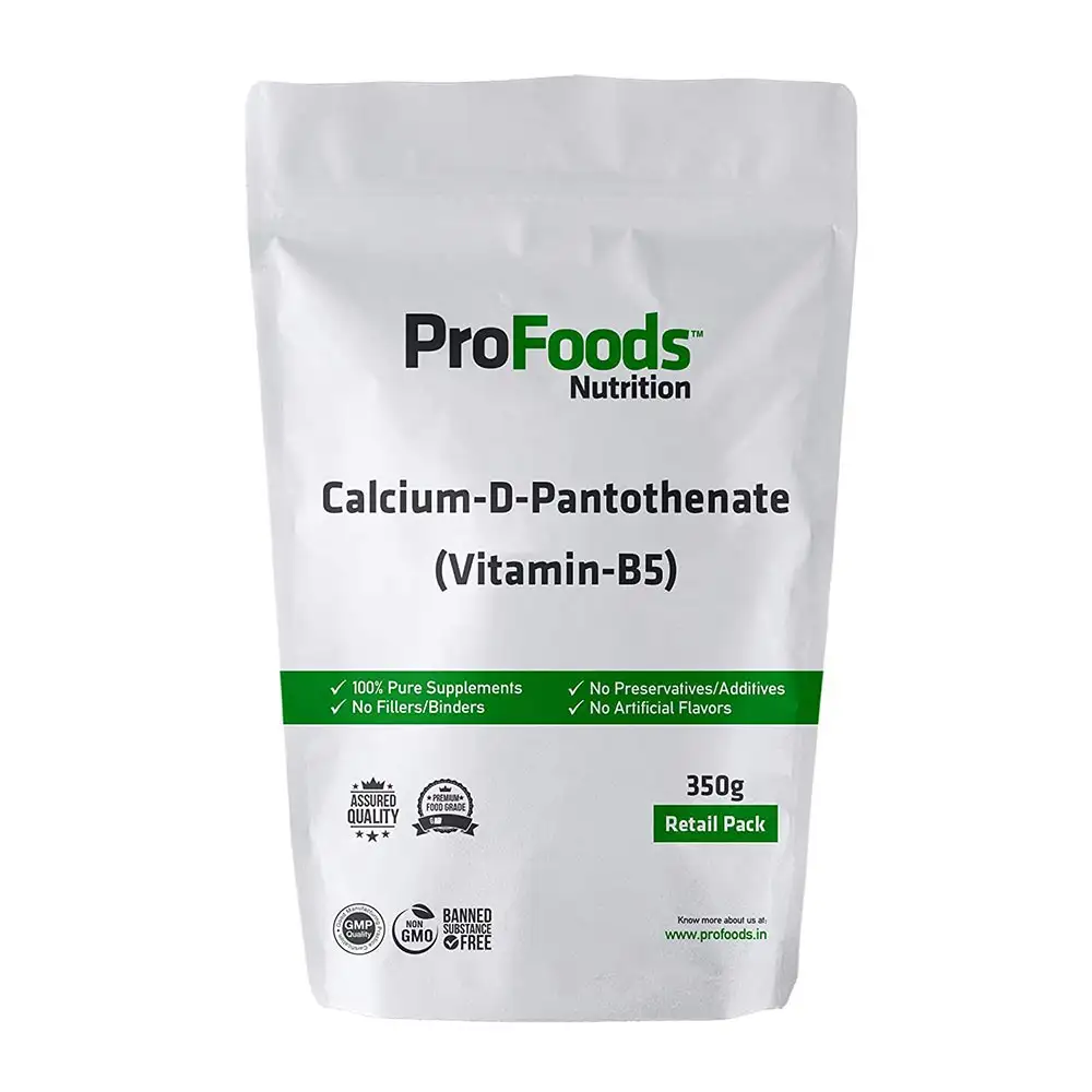 ProFoods Calcium D Pantothenate (Vitamin B5) Powder,  Unflavoured  350 g