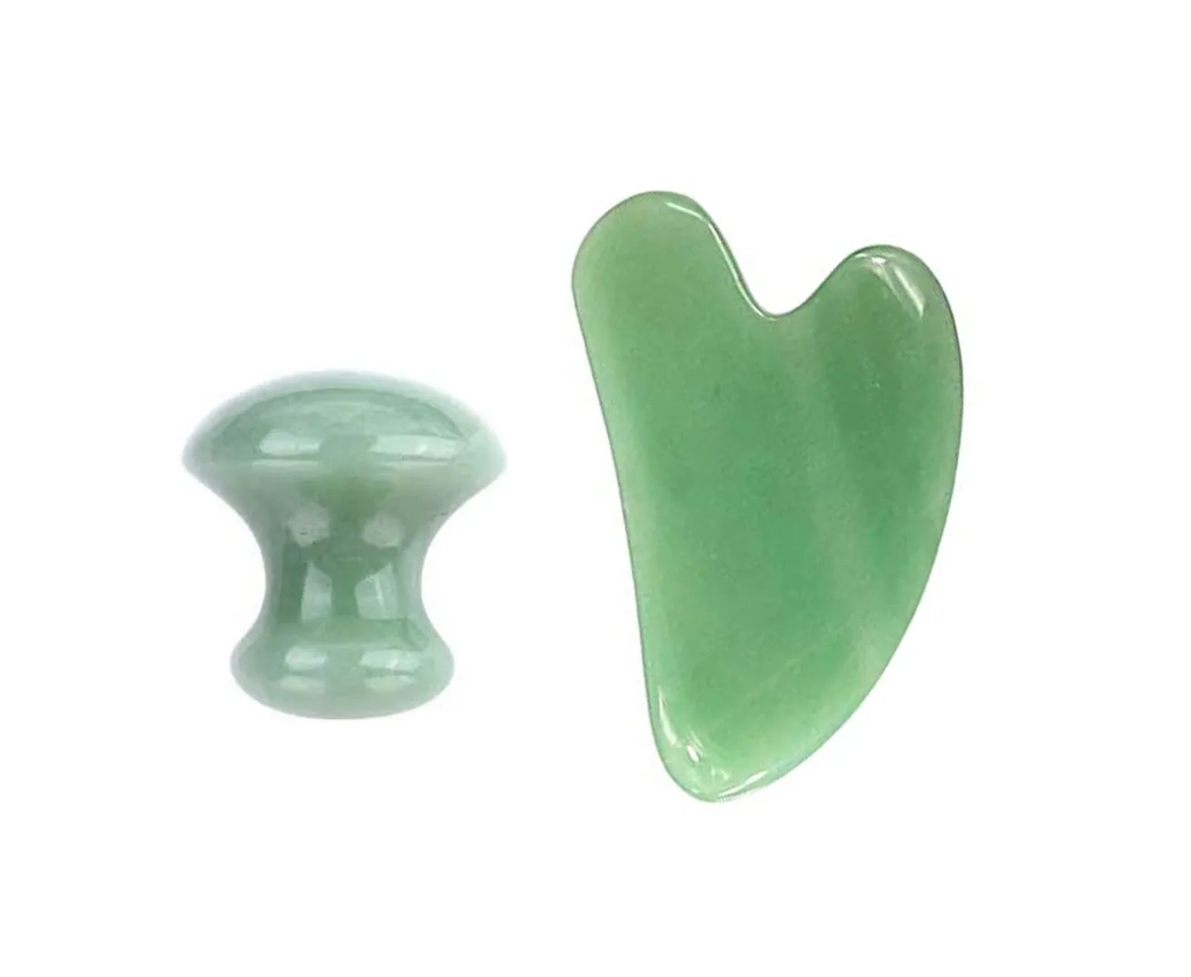 Getmecraft Jade Gua Sha And Mushroom Gua Sha Facial Massage Tool