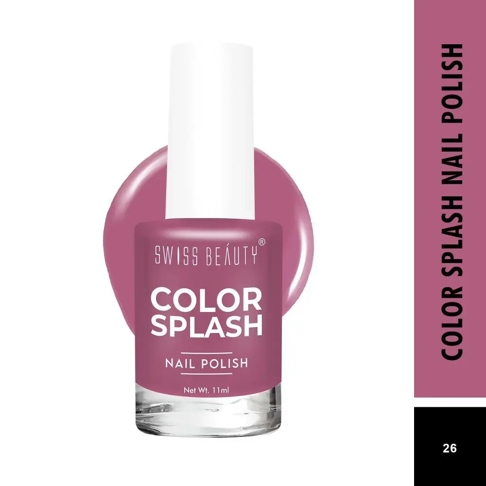 Swiss Beauty Color Splash Nail Polish Shade-26 (11 ml)