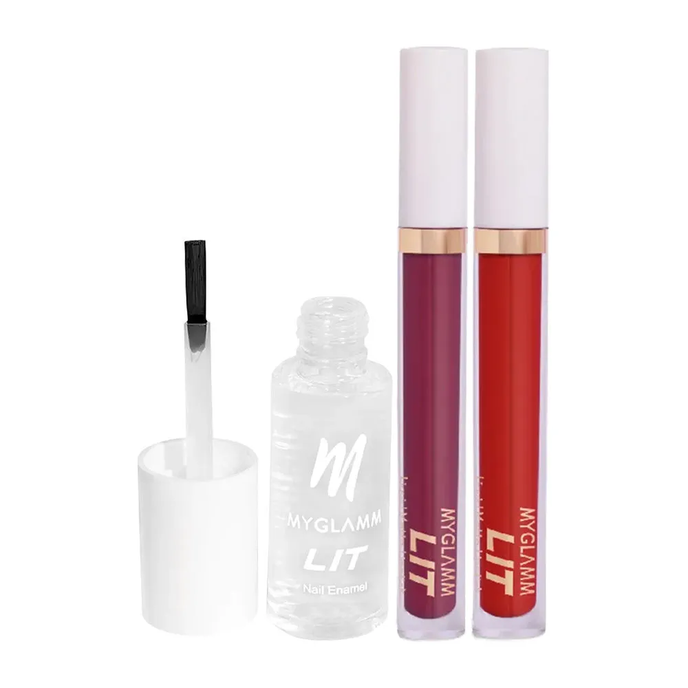 MyGlamm Lit Lips Combo