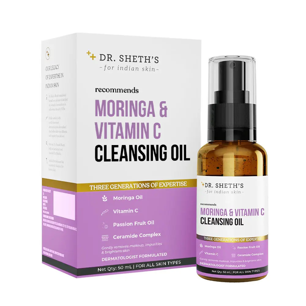 Dr. Sheth's Moringa & Vitamin C Cleansing Oil-50ml