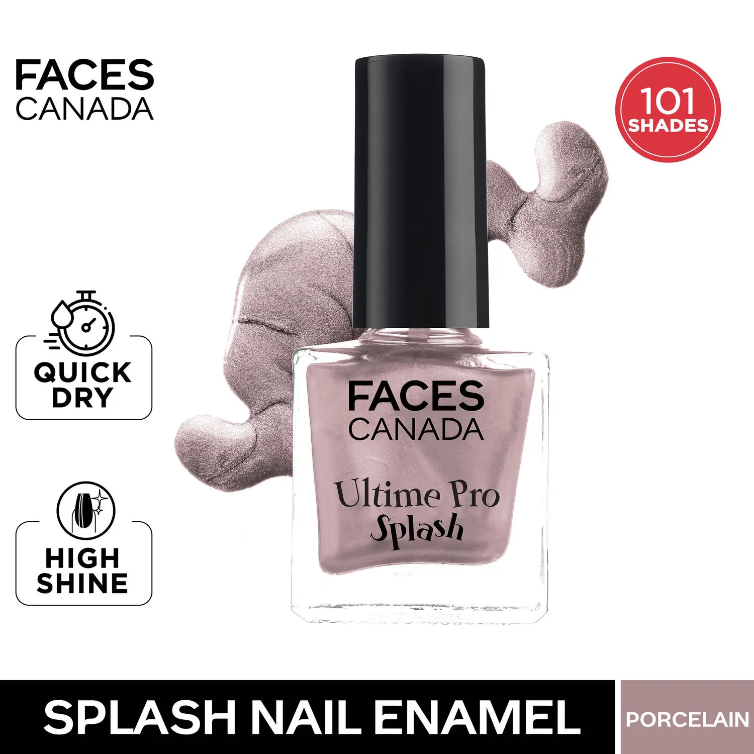 Faces Canada Ultime Pro Splash Nail Enamel Porcelain 144