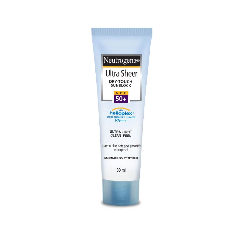 Neutrogena Ultrasheer SPF50+ PA+++ Face Sunscreen With Helioplex For Ultralight Feel & Matte Finish