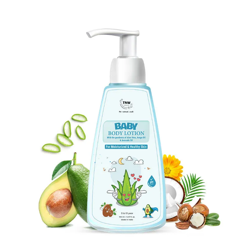 TNW The Natural Wash Moisturizing Baby Body Lotion For Soft Skin With Avocado & Calendula(150ml)