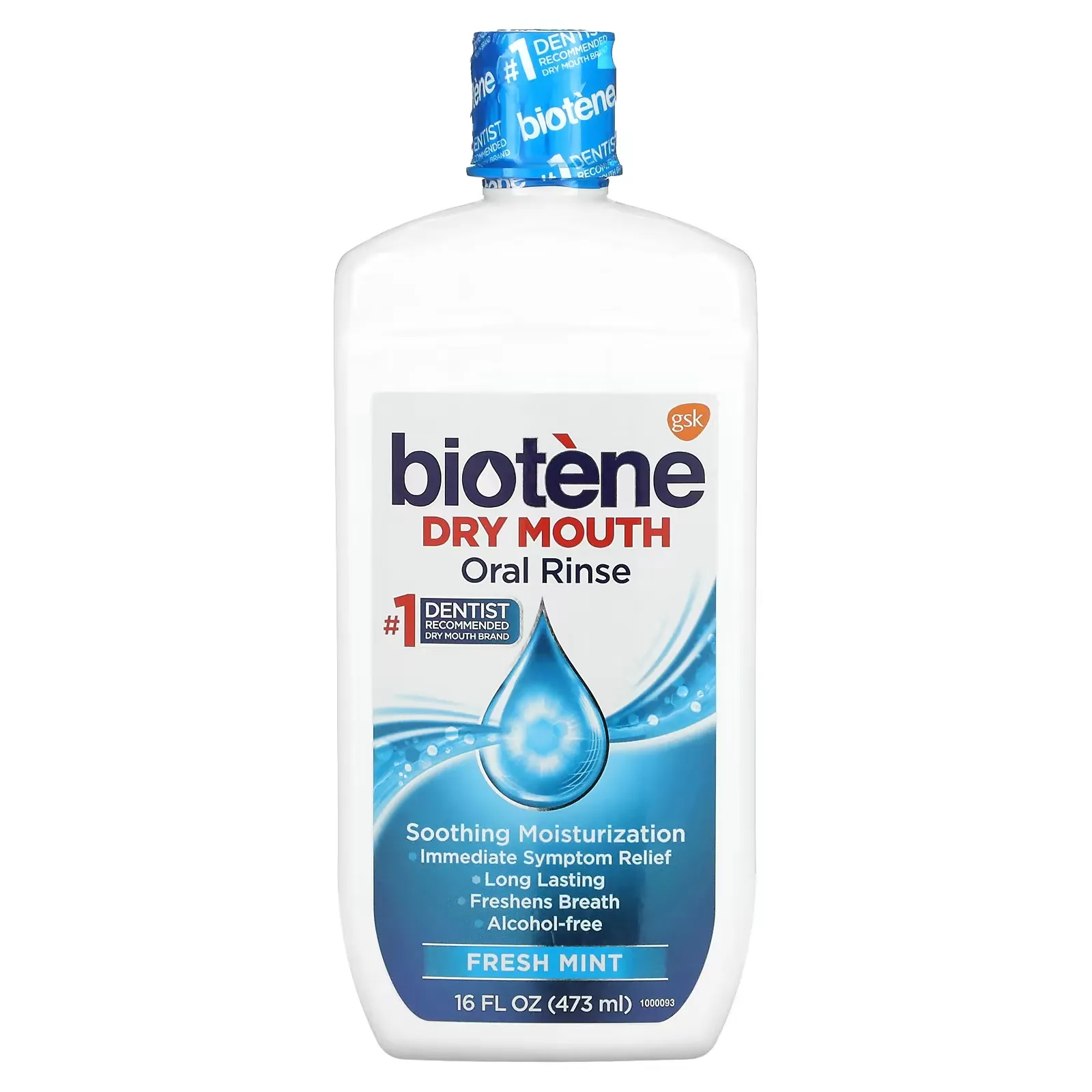 Dry Mouth Oral Rinse, Fresh Mint, 16 fl oz (473 ml)