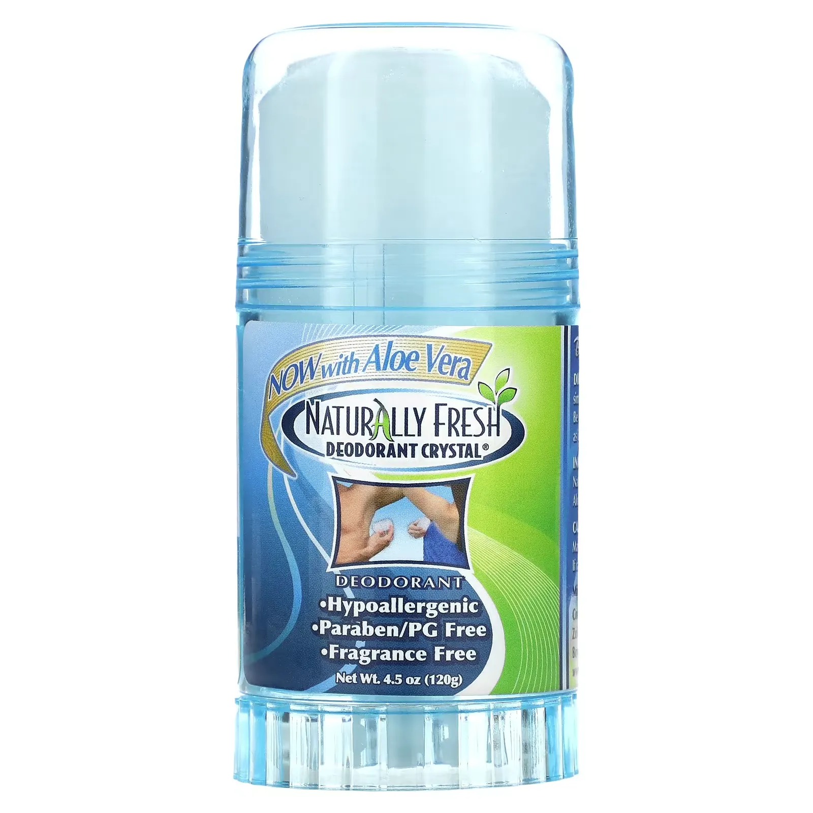 Deodorant Crystal, Fragrance Free, 4.5 oz (120 g)