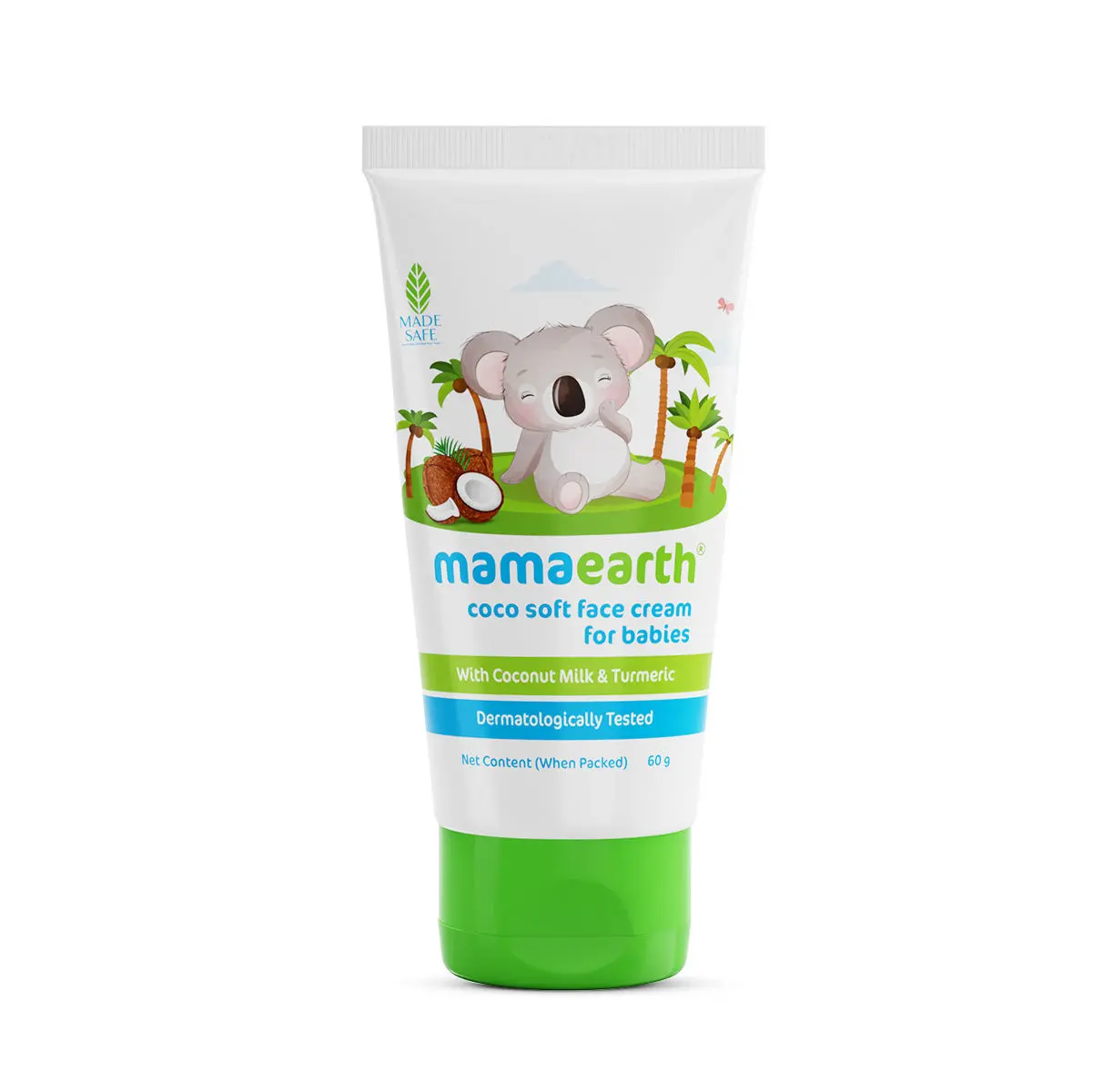 Mamaearth Coco Soft Face Cream With Coconut Milk & Turmeric For Babies, (60 g)