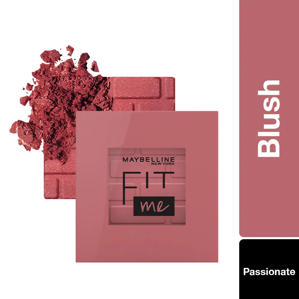 Fit Me Blush , 60 Passionate | 16 HR Long Lasting Wear 4.5g