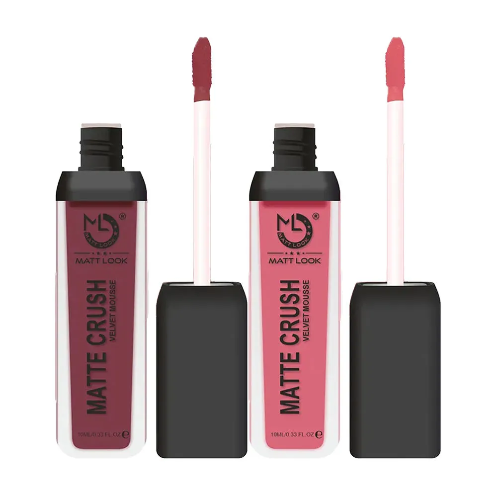 Matt look Matte Crush Velvet Mousse Lipstick Combo - 2