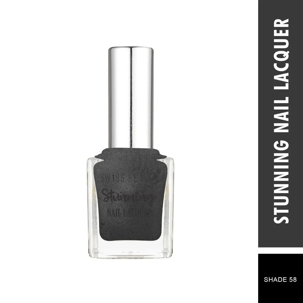 Swiss Beauty Stunning Nail Lacquer 58 Pearl Grey (10 ml)