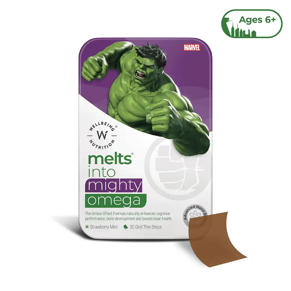 Wellbeing Nutrition Melts into Mighty Omega,  30 Strip(s)