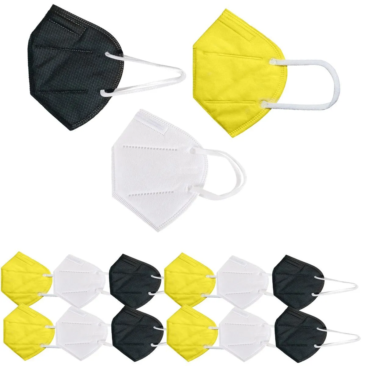 OOMPH Pack of 15 Kn95/N95 Anti-Pollution Reusable 5-Layer Mask