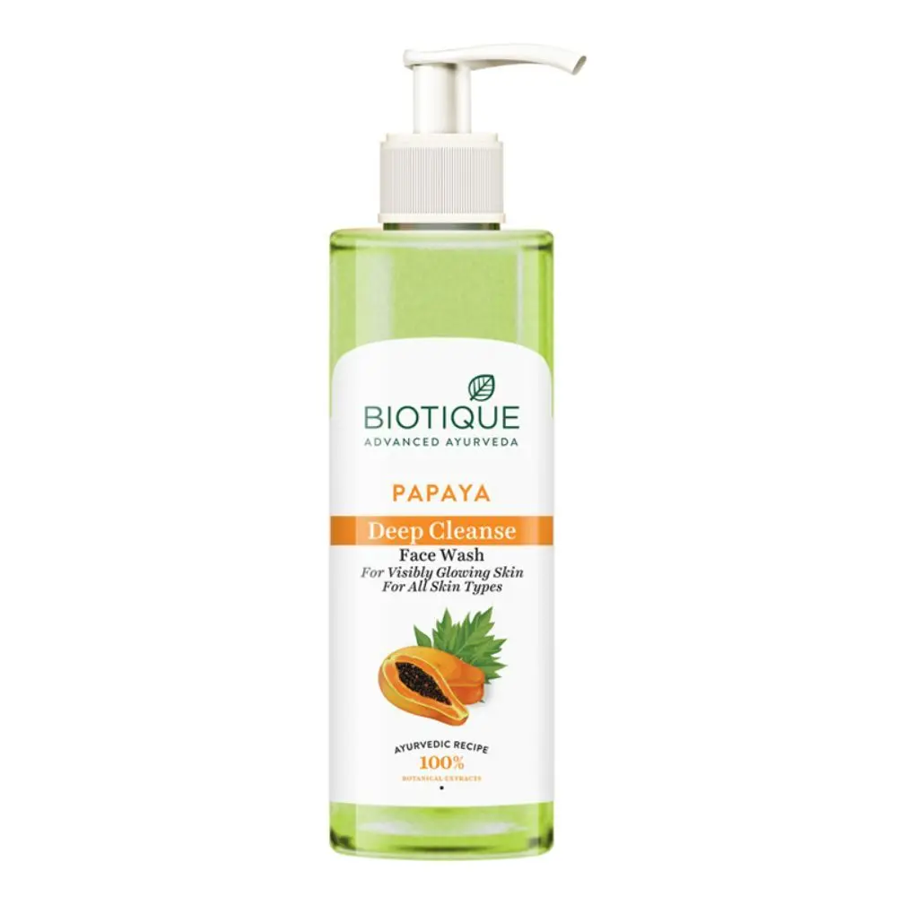 Biotique Papaya Deep Cleanse Face Wash (200 ml)