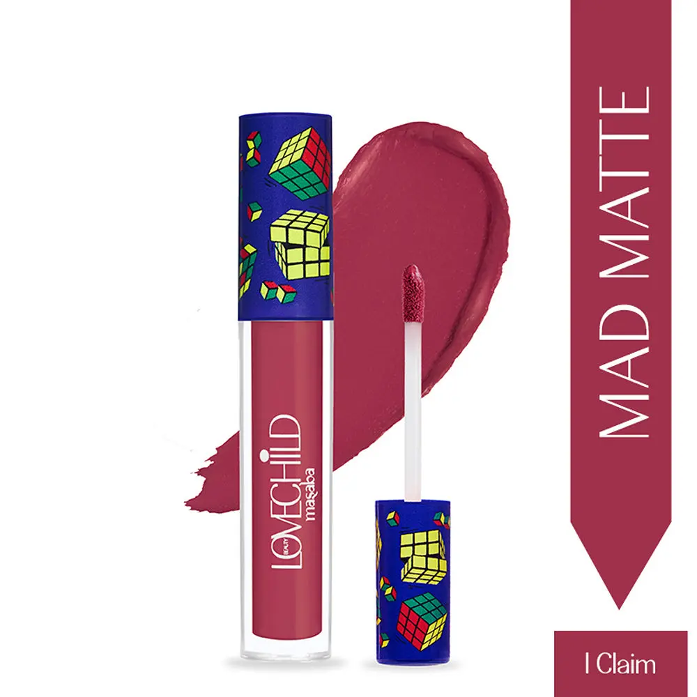 LoveChild Masaba - Game On! - 09 I Claim - Mad-Matte Liquid Lipstick