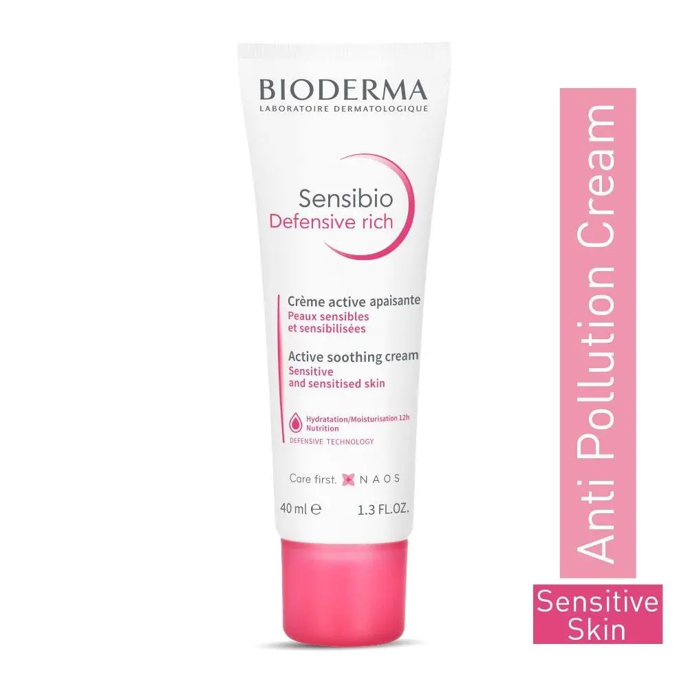 Bioderma Sensibio Defensive Rich Active Soothing Cream Hydration/Moisturisation 12h Nutrition (40 ml)