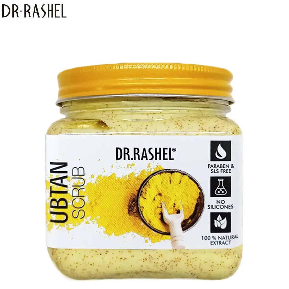 Dr.Rashel Glowing Ubtan Face and Body Scrub For All Skin Types (380 ml)