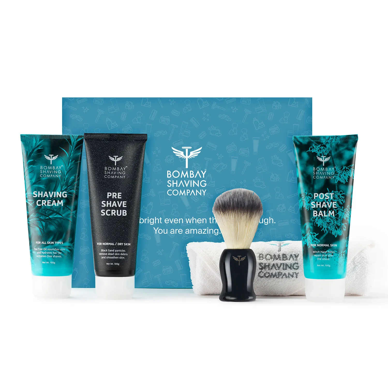 Bombay Shaving Company Shaving Essentials Value Gift Kit(300gm+2 Unit)