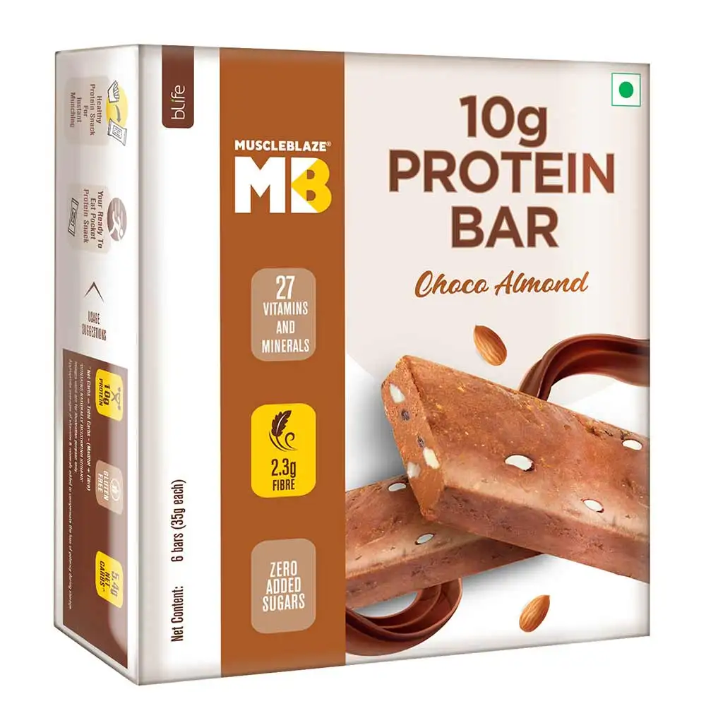 MuscleBlaze Mini-Protein Bar (10g Protein),  6 bar(s)  Choco Almond