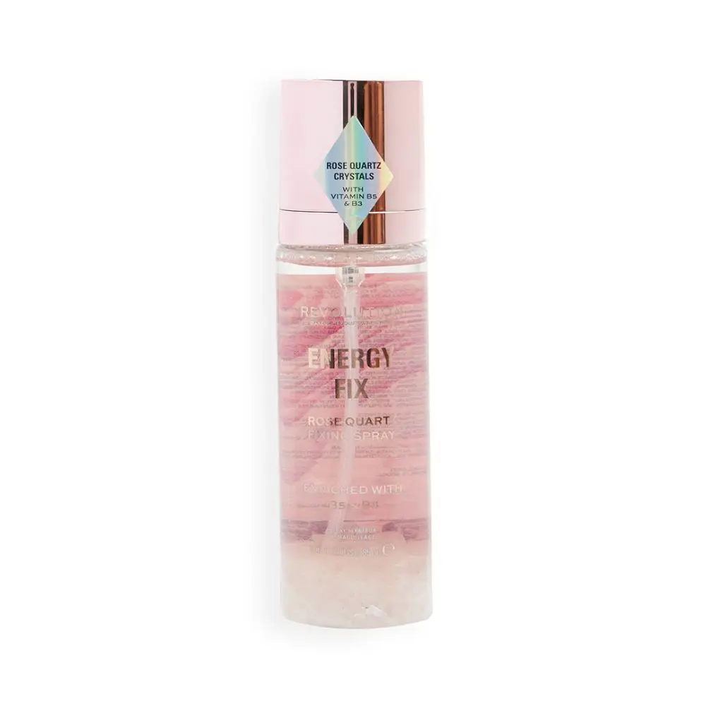 Makeup Revolution Crystal Aura Fixing Spray Energy Fix Rose Quartz (85 ml)