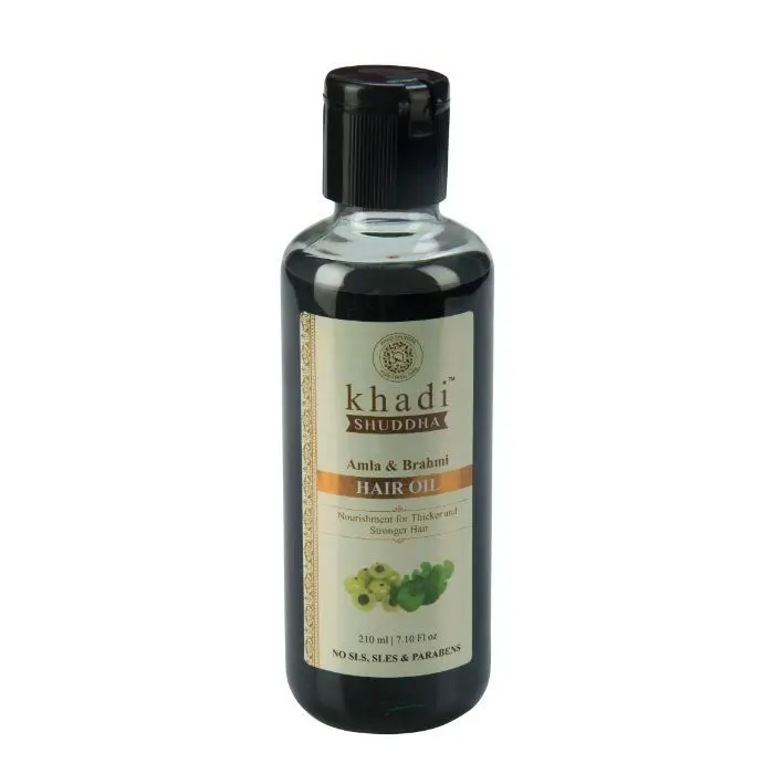 Khadi Shuddha Amla & Brahmi Hair Oil - No Sls Sles & Paraben