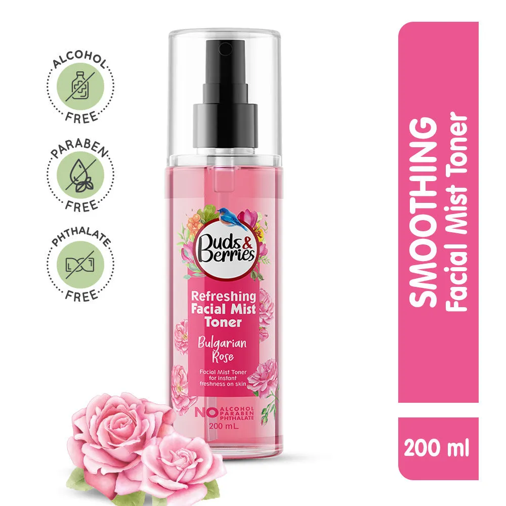 Buds & Berries Refreshing Bulgarian Rose Facial Mist Toner